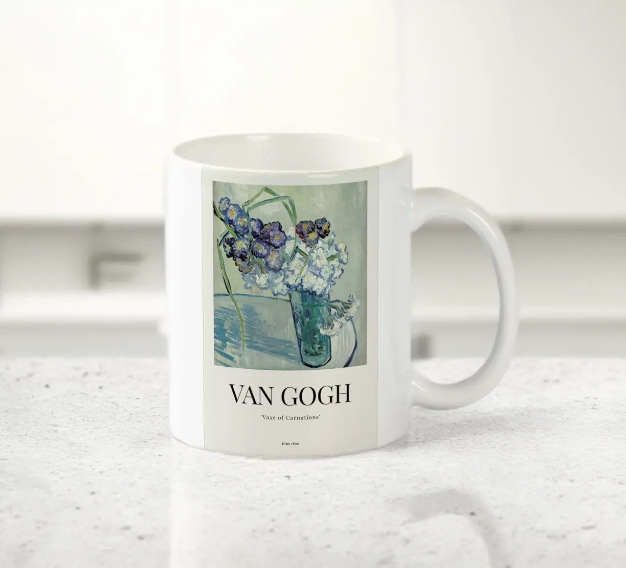 van Gogh - Vase of Carnations tazza in ceramica da ARTOTHEK