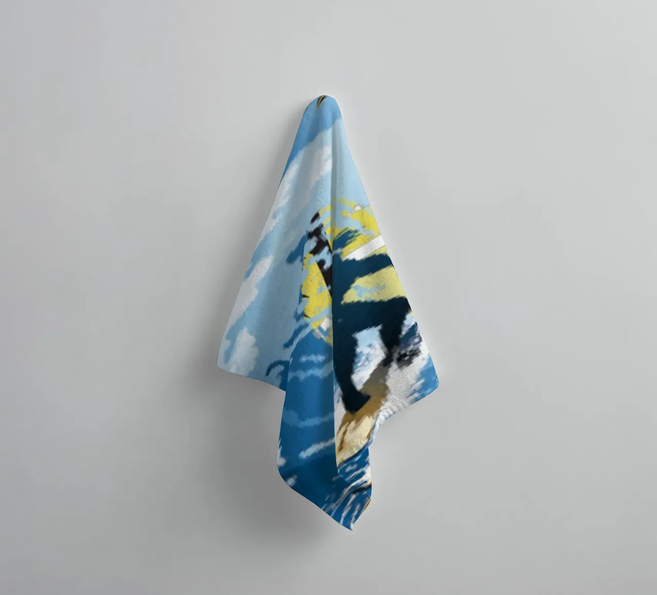Surf Life Oval y - Summer Sun Vibes 4 towel by surfer28