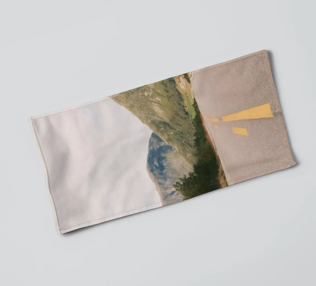 Endless Road – Norwegian Serenity towel by FujiPrints