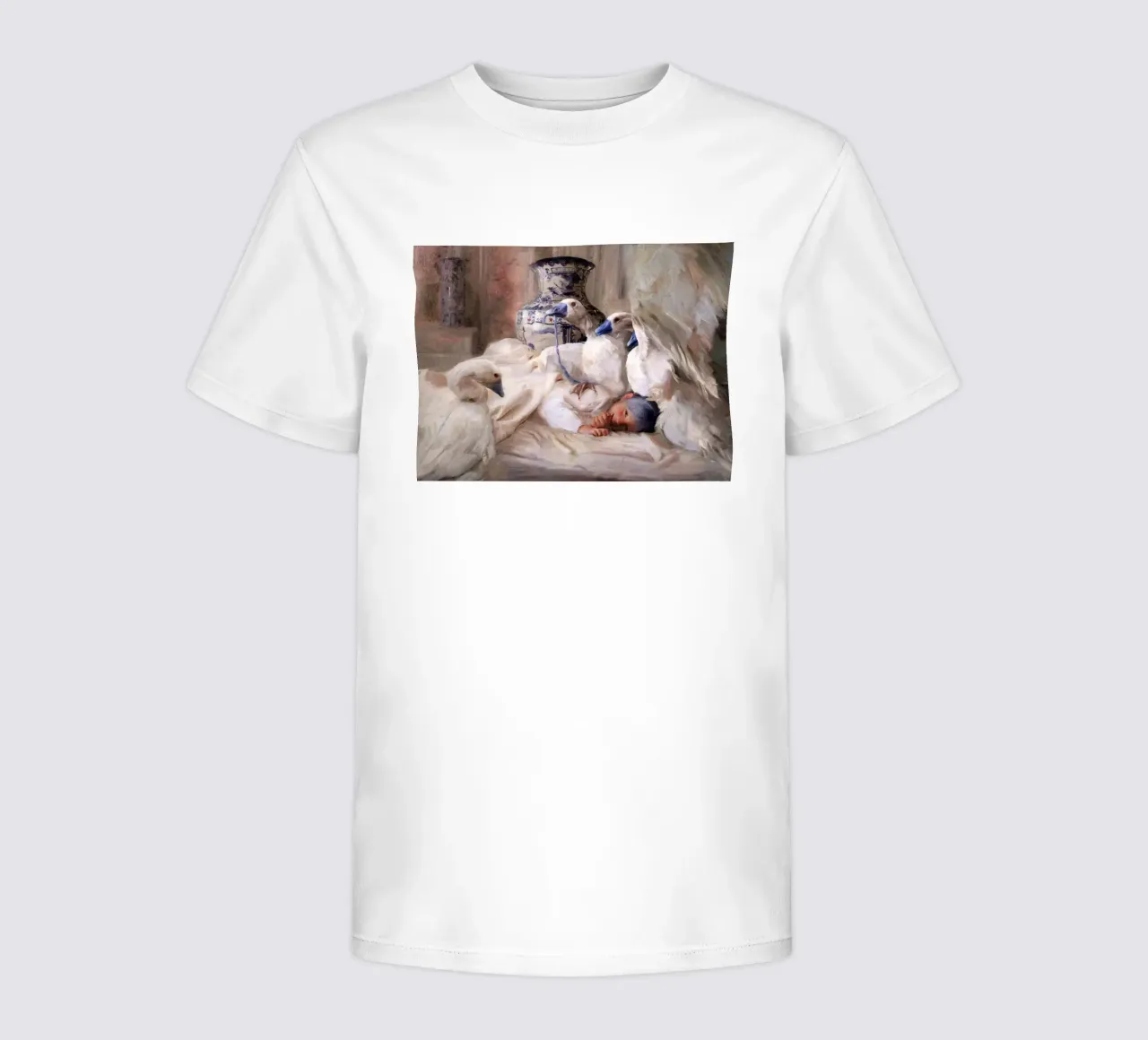 Guillermo Lorca The Swan Girls kids t-shirt by Birgitart