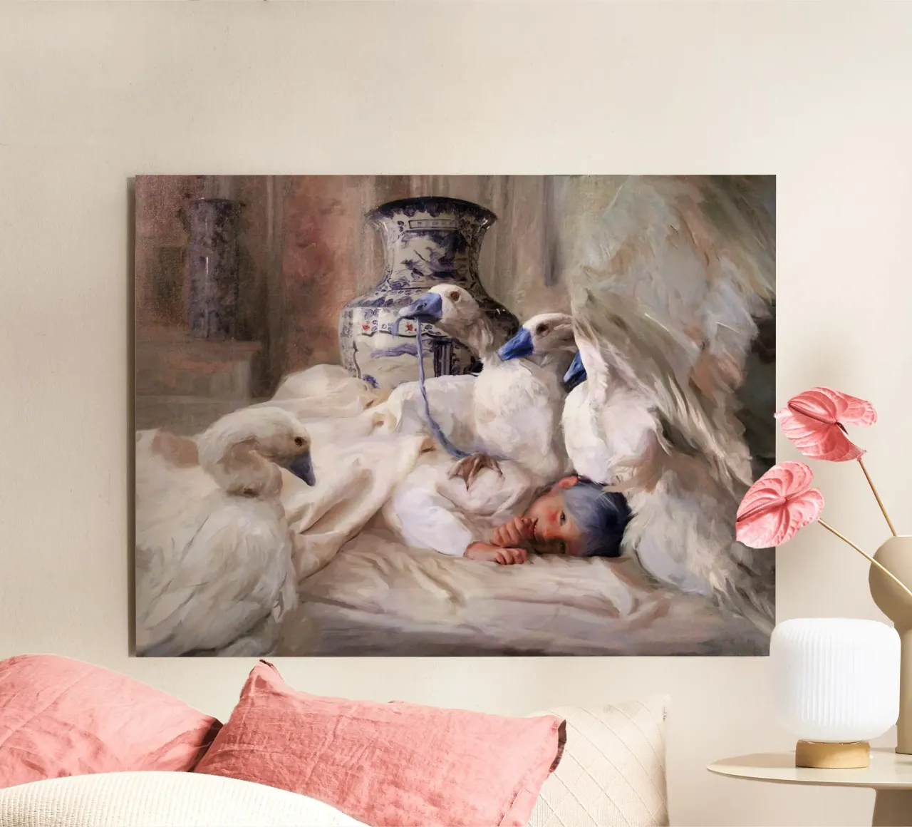 Guillermo Lorca Las chicas del cisne aluminio dibond de Birgitart