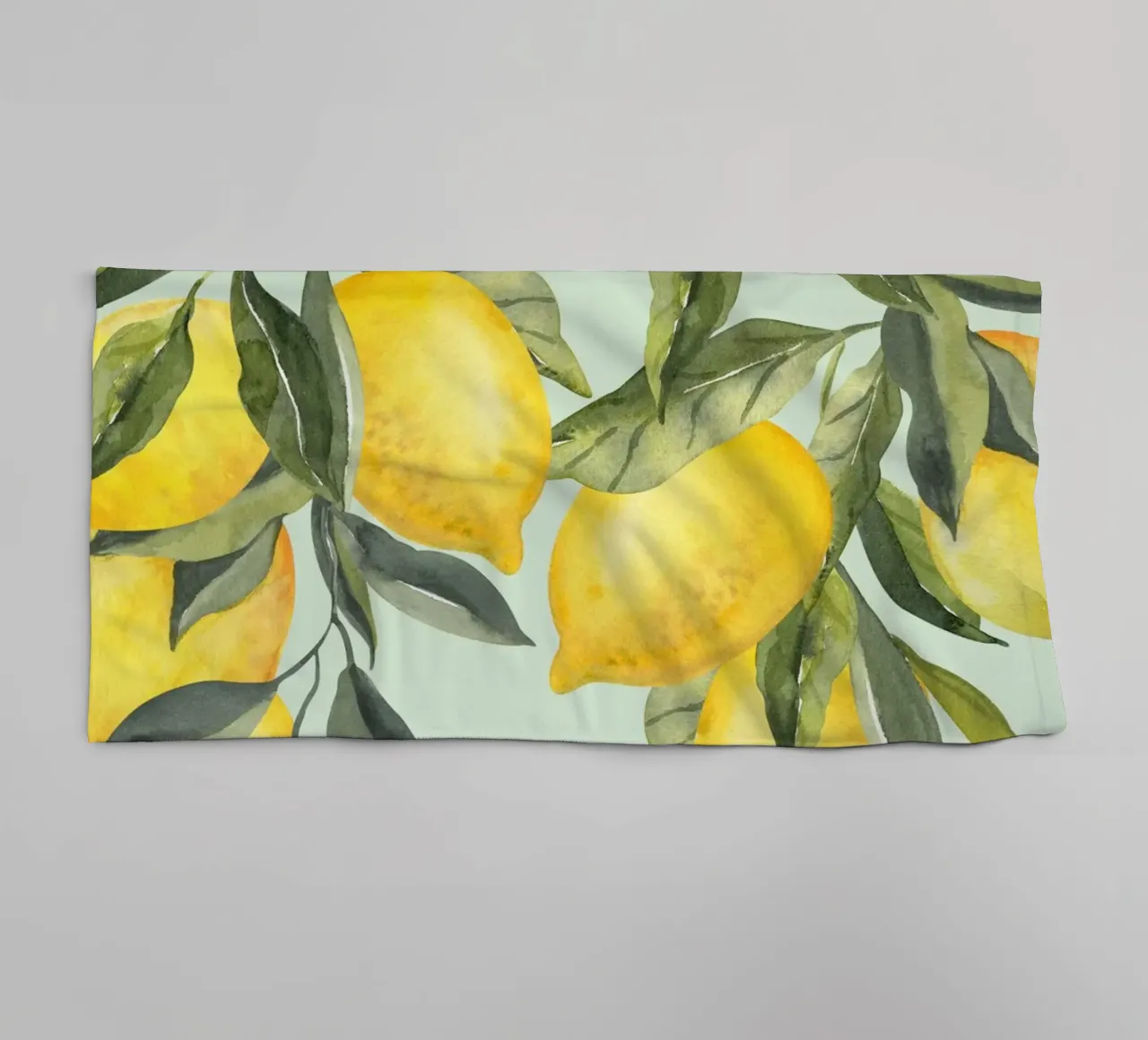 Zitrone Druck, Zitrone Poster, Italien Poster, Italienischer Druck Handtuch von Bella Studio