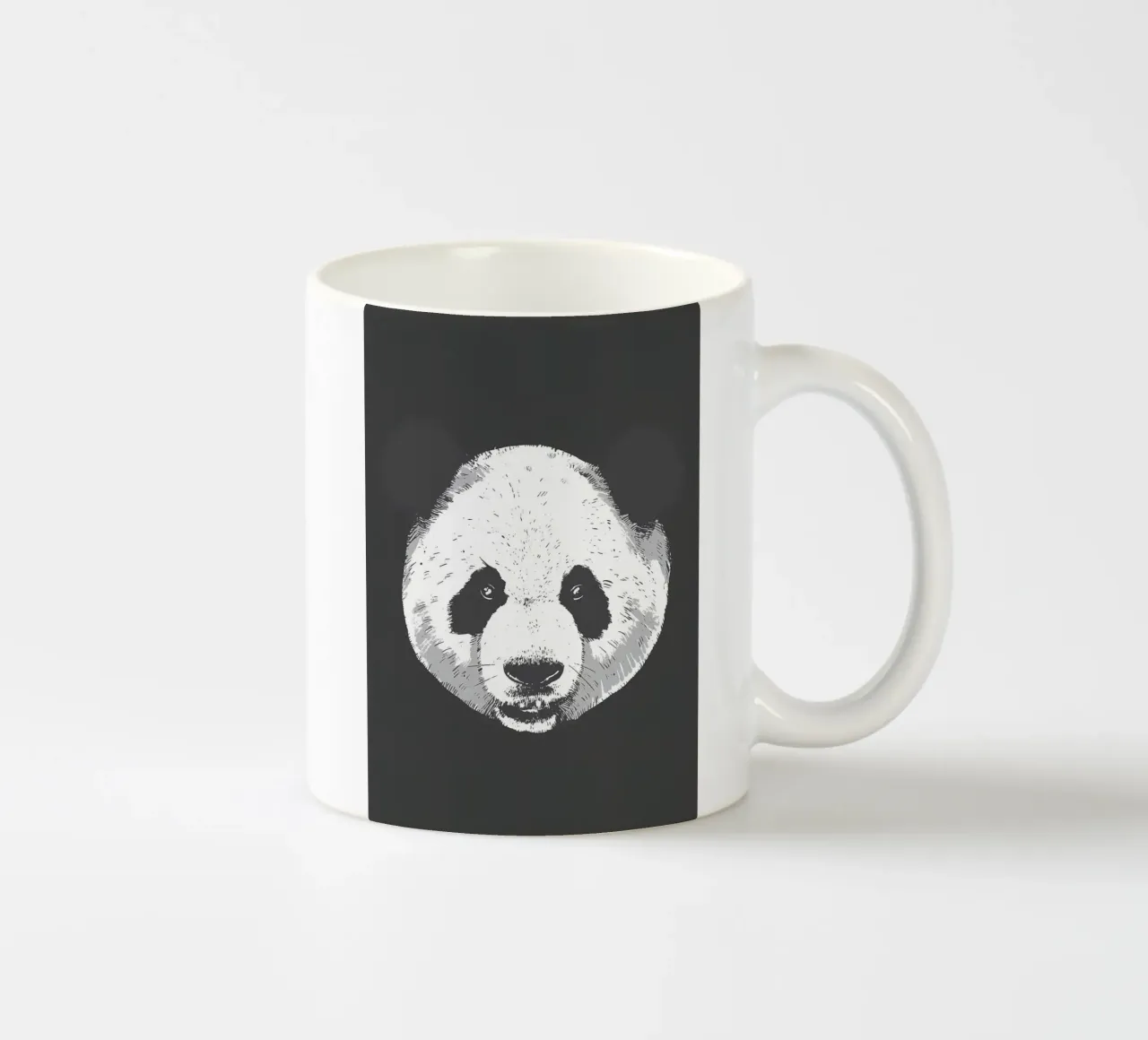 TESTA DI PANDA REALISTICA tazza in ceramica da James M Coyle