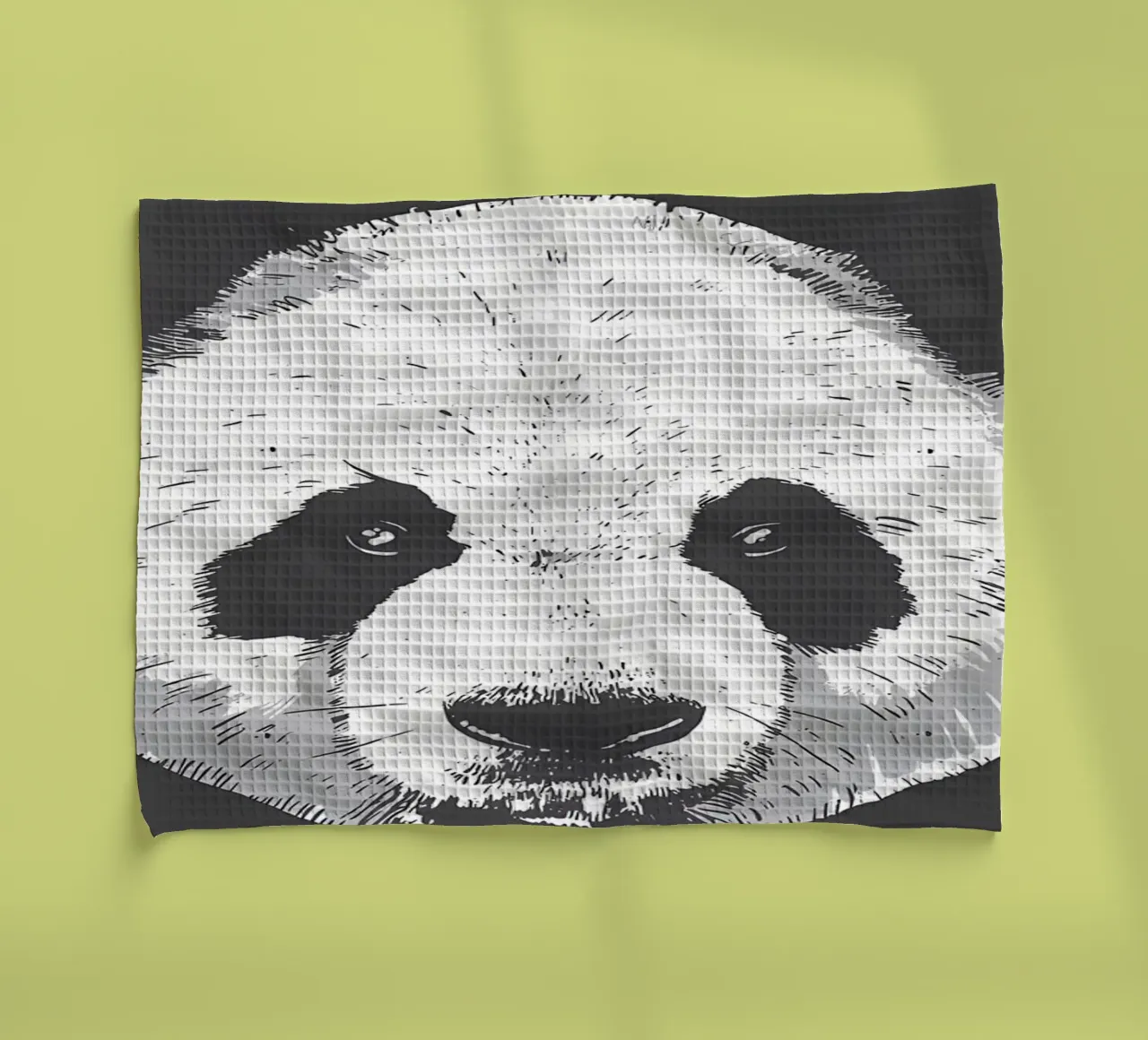 TESTA DI PANDA REALISTICA canovaccio da cucina da James M Coyle