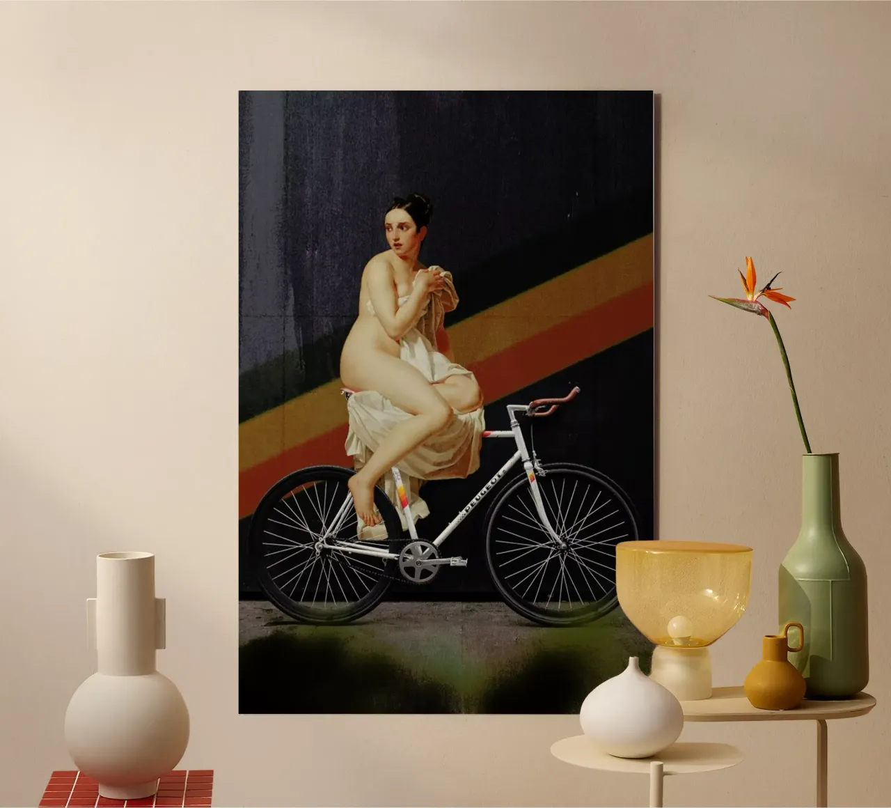 I Want To Ride My Bicycle alluminio dibond da Jonas Loose