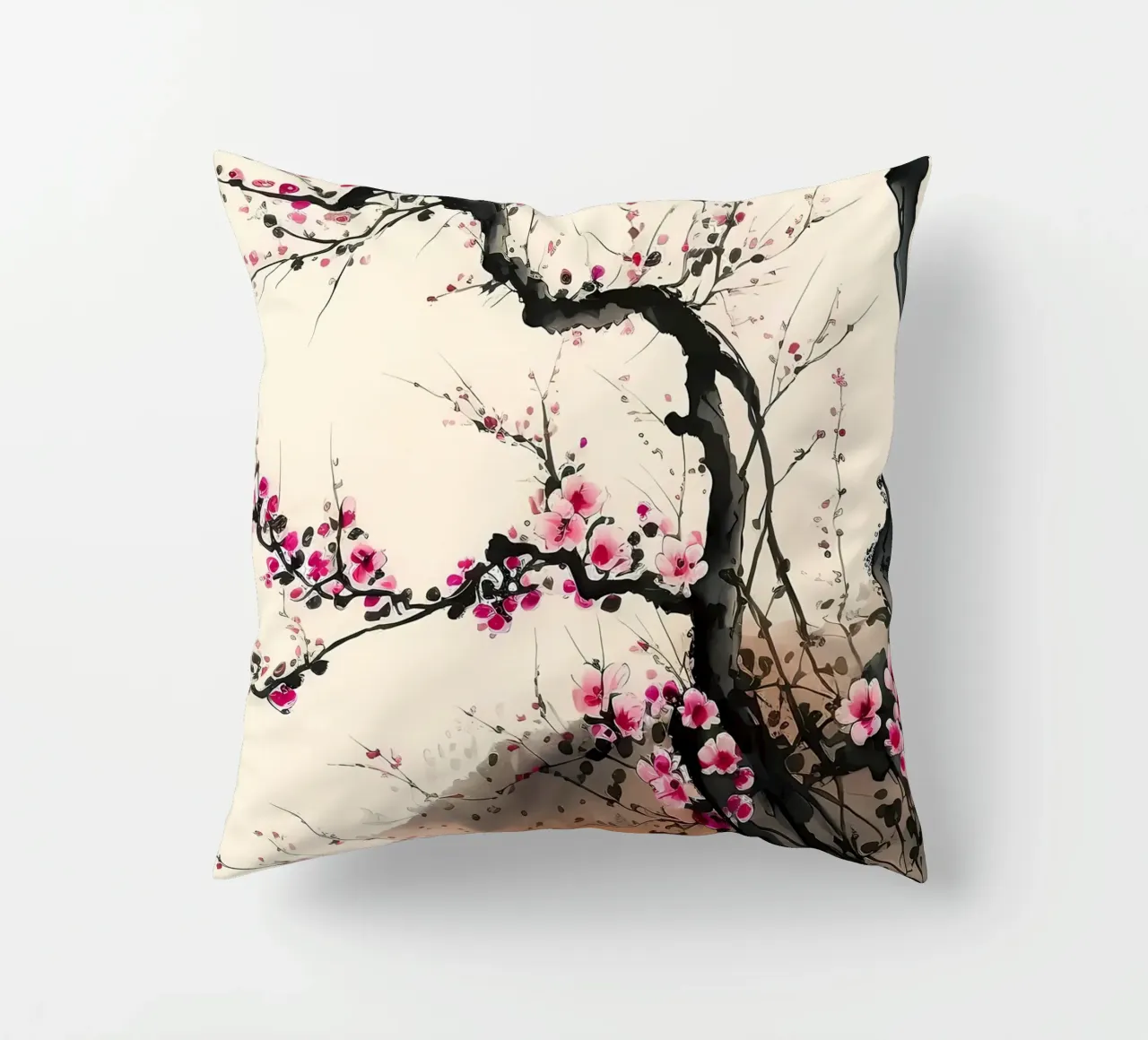 fiori di ciliegio giapponesi cuscino da Rebecca Clark Wyrick