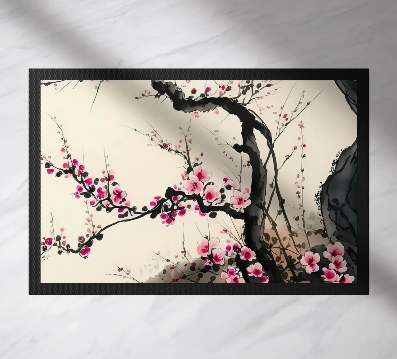 fiori di ciliegio giapponesi zerbino da Rebecca Clark Wyrick