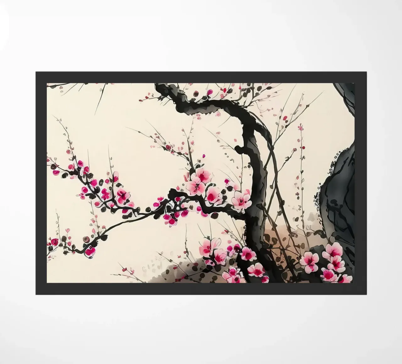fiori di ciliegio giapponesi zerbino da Rebecca Clark Wyrick