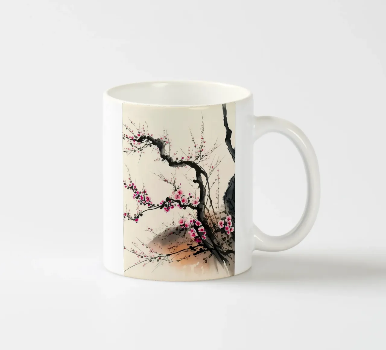 fiori di ciliegio giapponesi tazza in ceramica da Rebecca Clark Wyrick