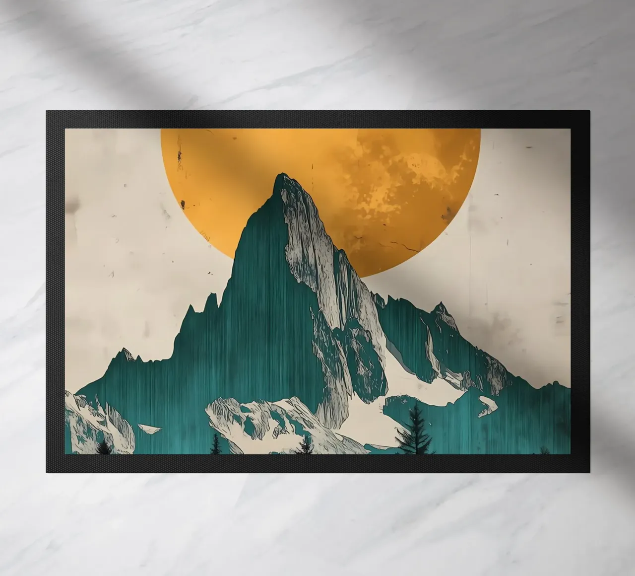 Le montagne in controluce zerbino da Albert S Jacob