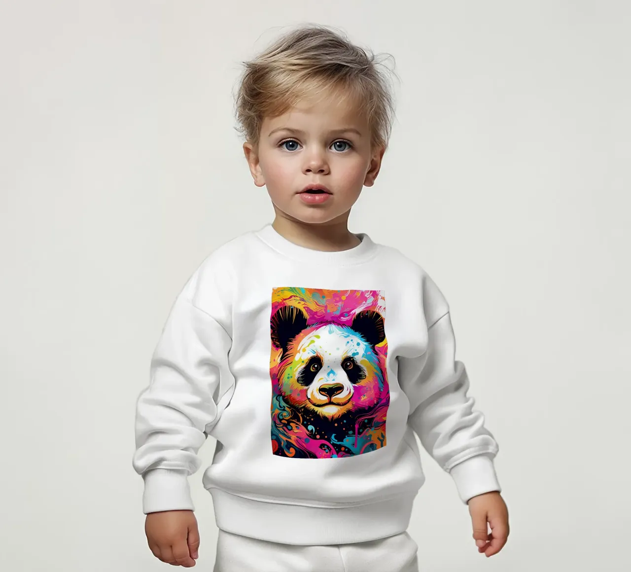 Adorabile Panda Pop Art felpa neonato da James M Coyle