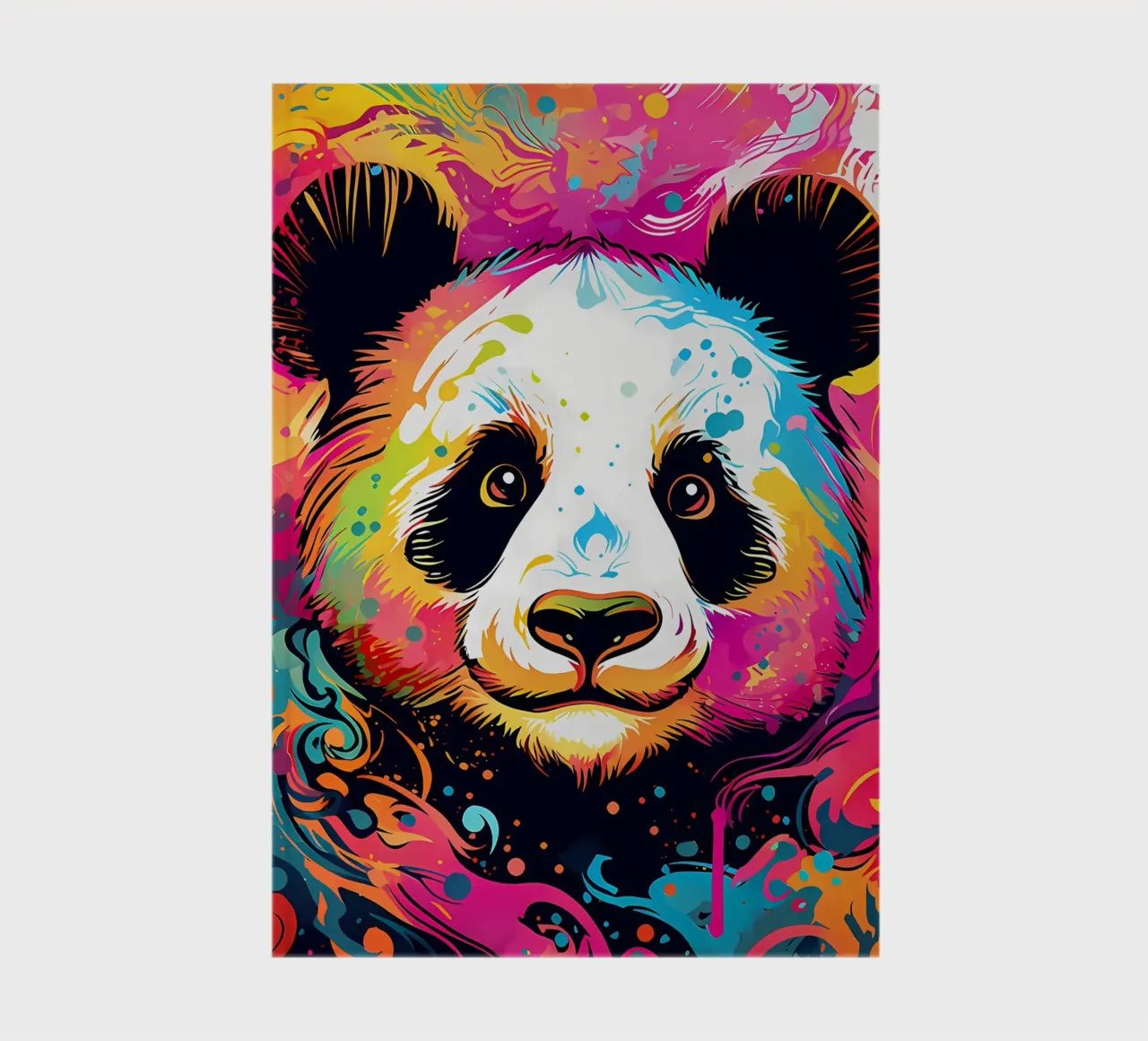 Adorable Panda Pop Art carnet de notes de James M Coyle