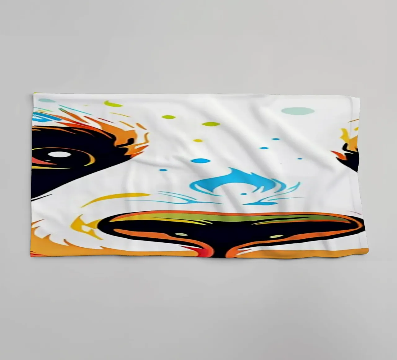 Bezaubernde Panda-Pop-Art Handtuch von James M Coyle