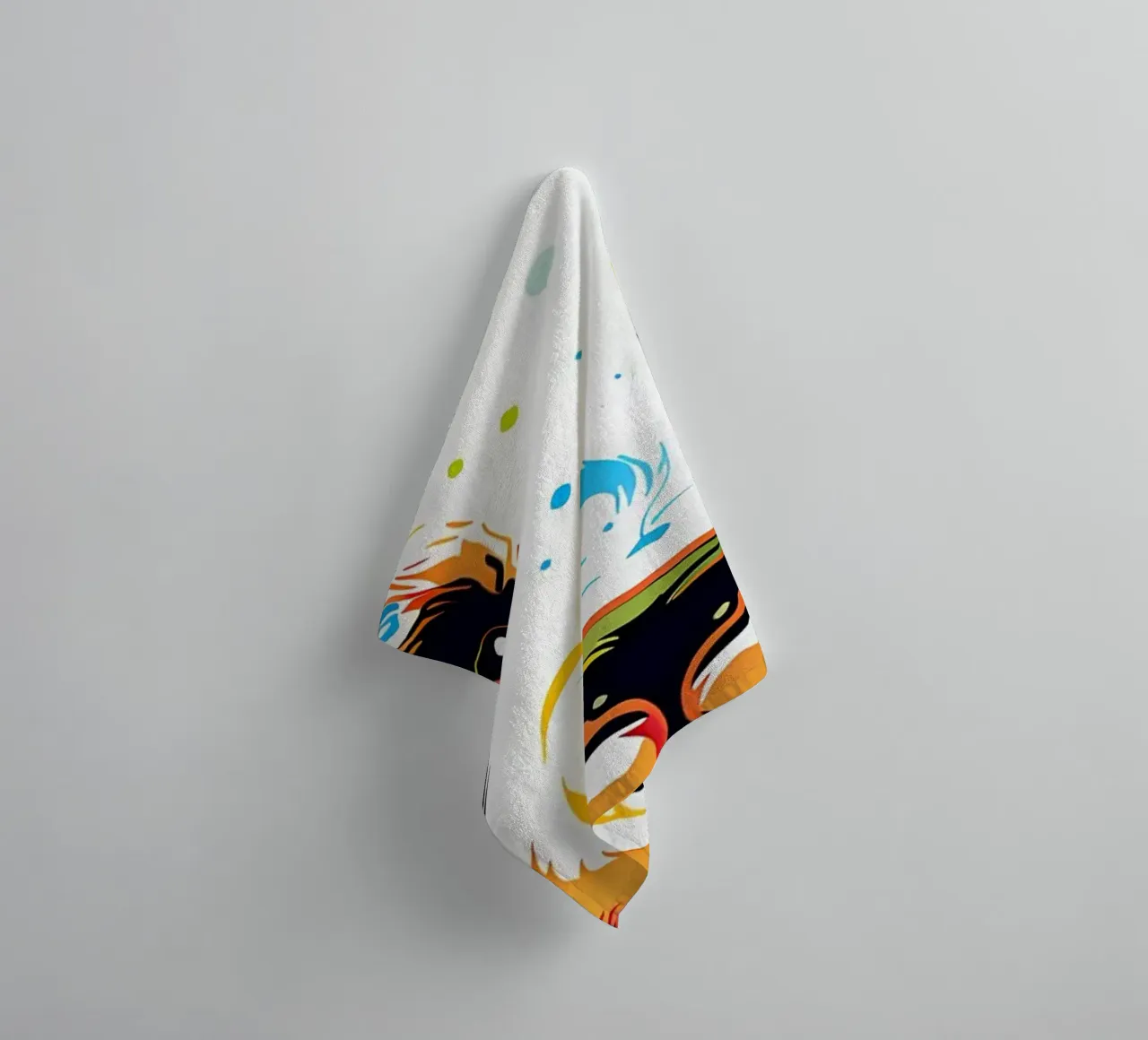 Bezaubernde Panda-Pop-Art Handtuch von James M Coyle