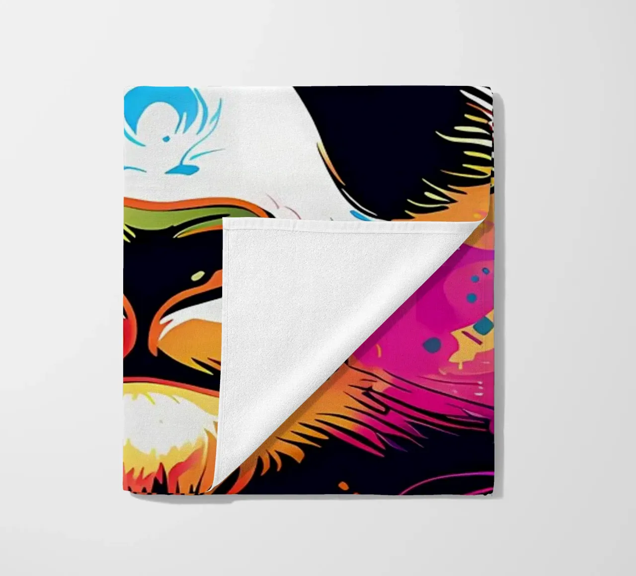 Adorable Panda Pop Art beach towel by James M Coyle