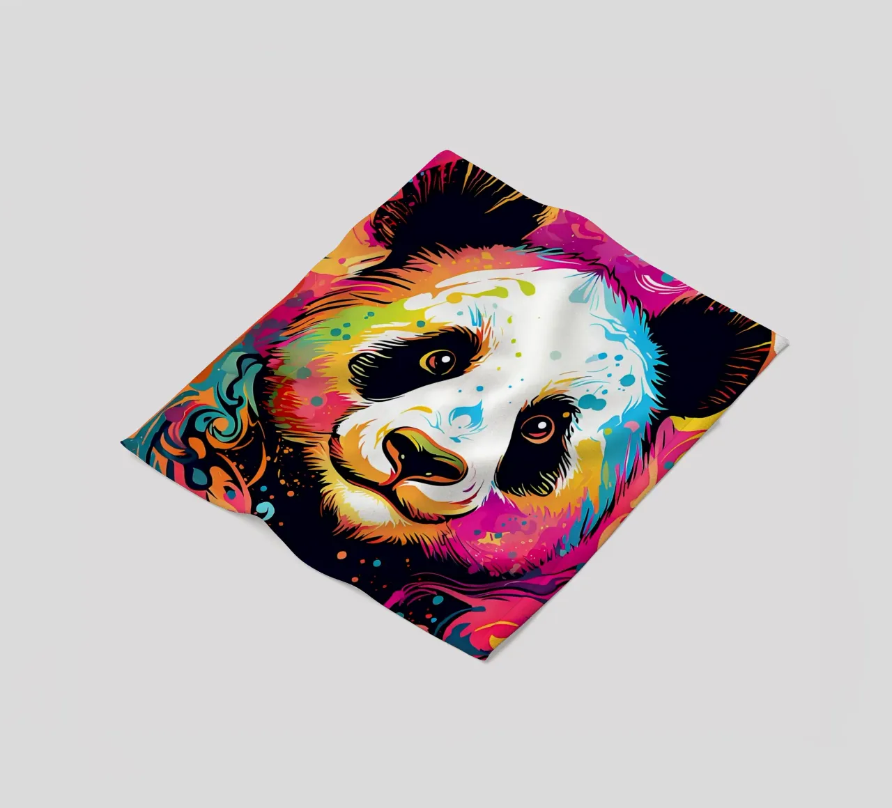 Bezaubernde Panda-Pop-Art Fleecedecke von James M Coyle