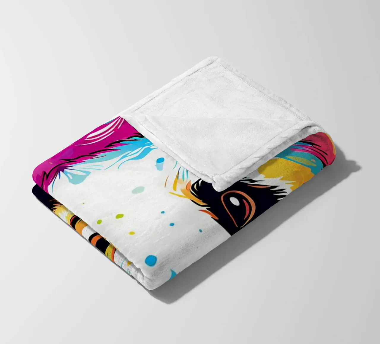 Bezaubernde Panda-Pop-Art Fleecedecke von James M Coyle