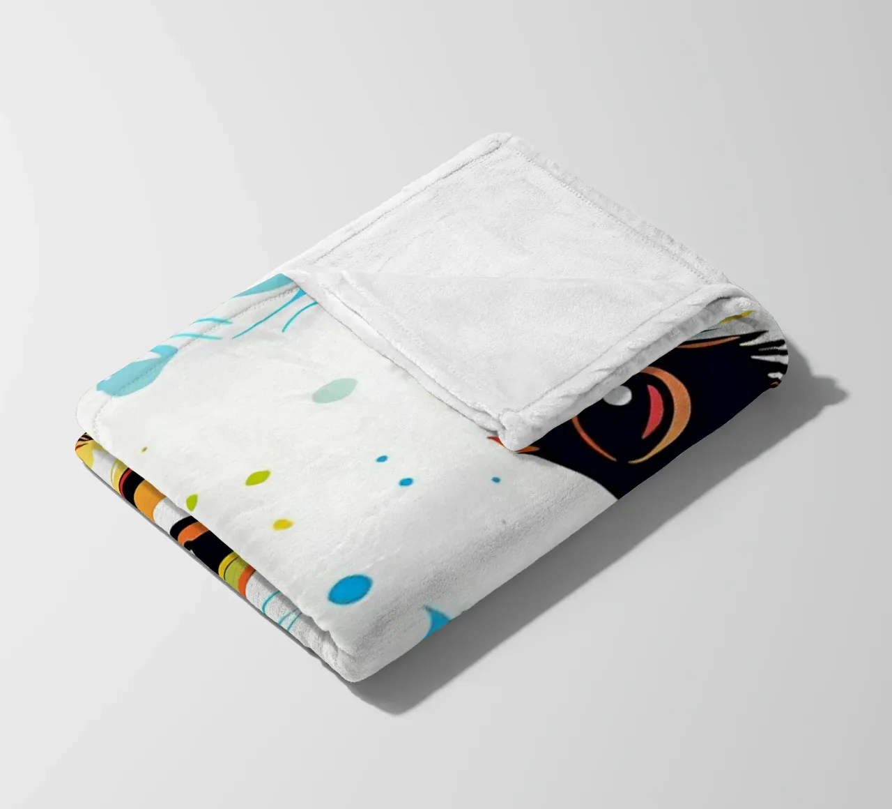Bezaubernde Panda-Pop-Art Fleecedecke von James M Coyle