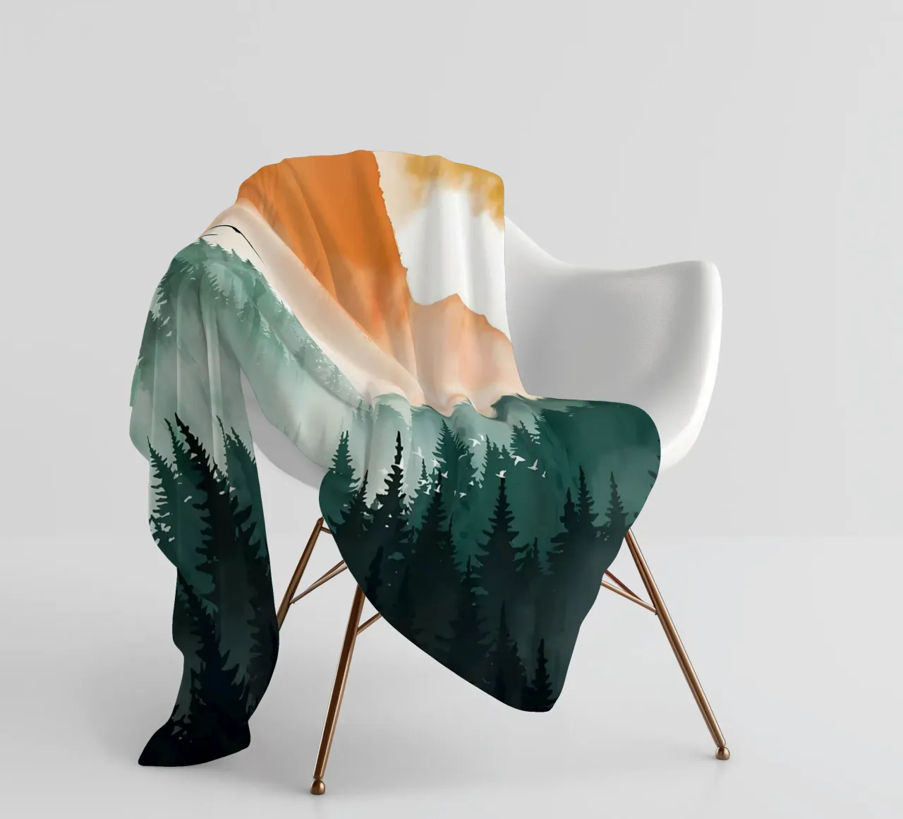 Mountain Sunset Fleecedecke von Albert S Jacob