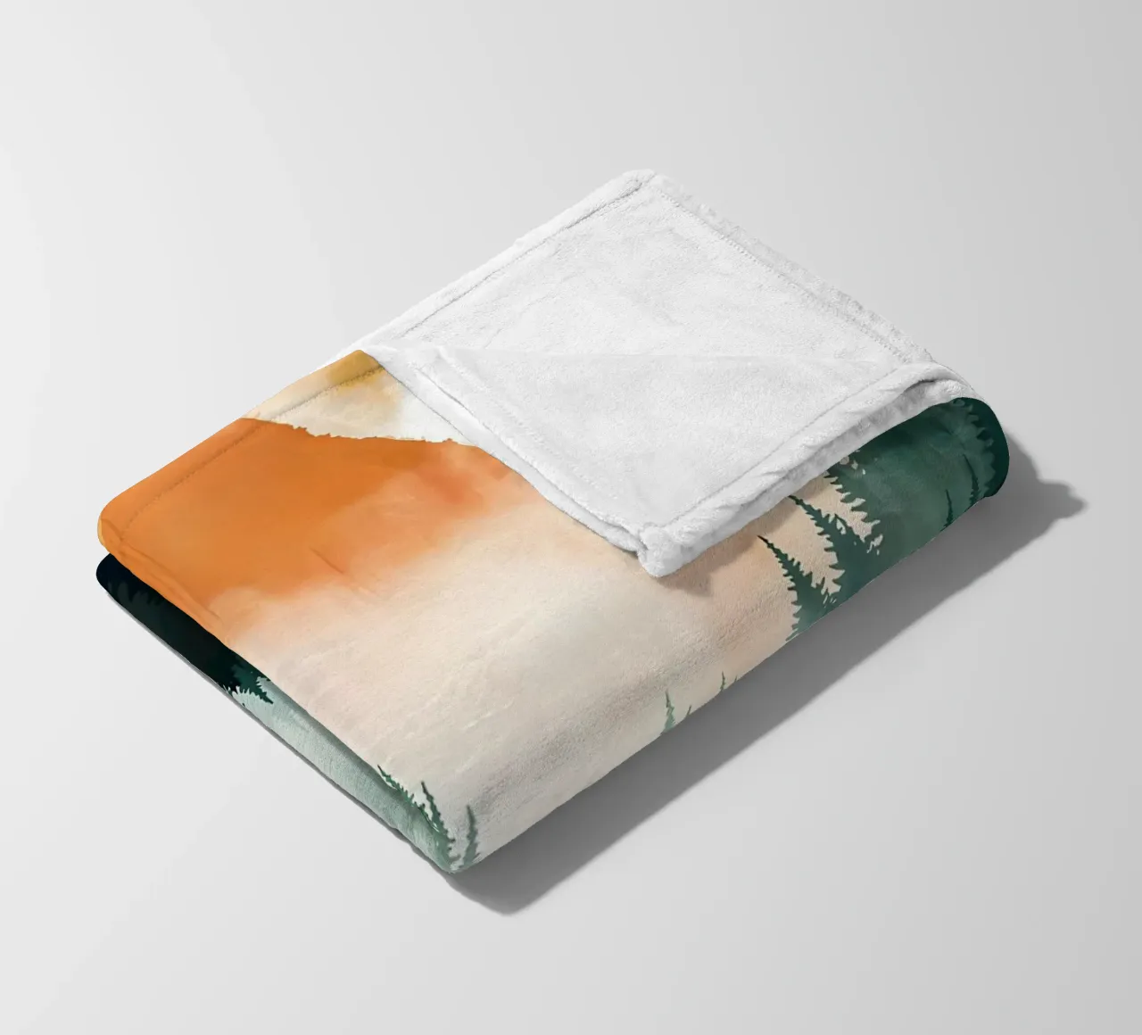 Mountain Sunset Fleecedecke von Albert S Jacob