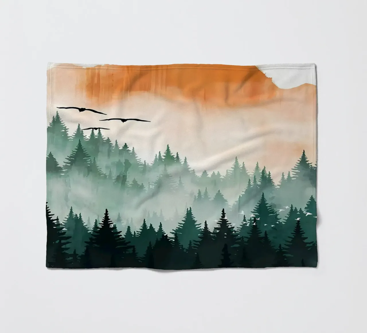 Mountain Sunset Fleecedecke von Albert S Jacob