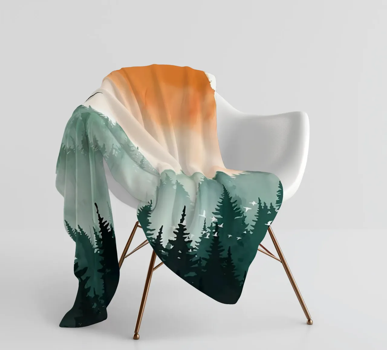 Mountain Sunset Fleecedecke von Albert S Jacob