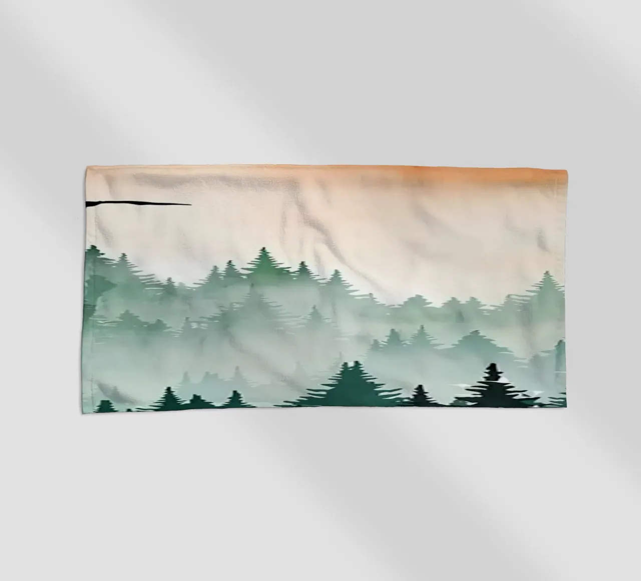 Tramonto in montagna telo mare da Albert S Jacob