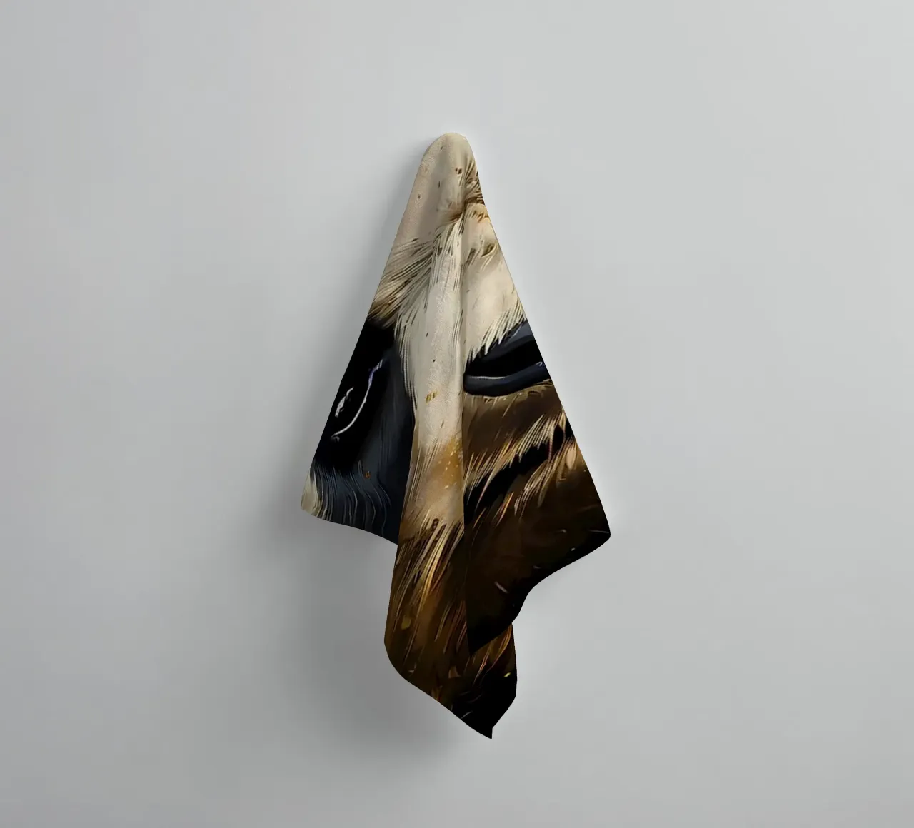 Panda Imaginary friend towel by James M Coyle