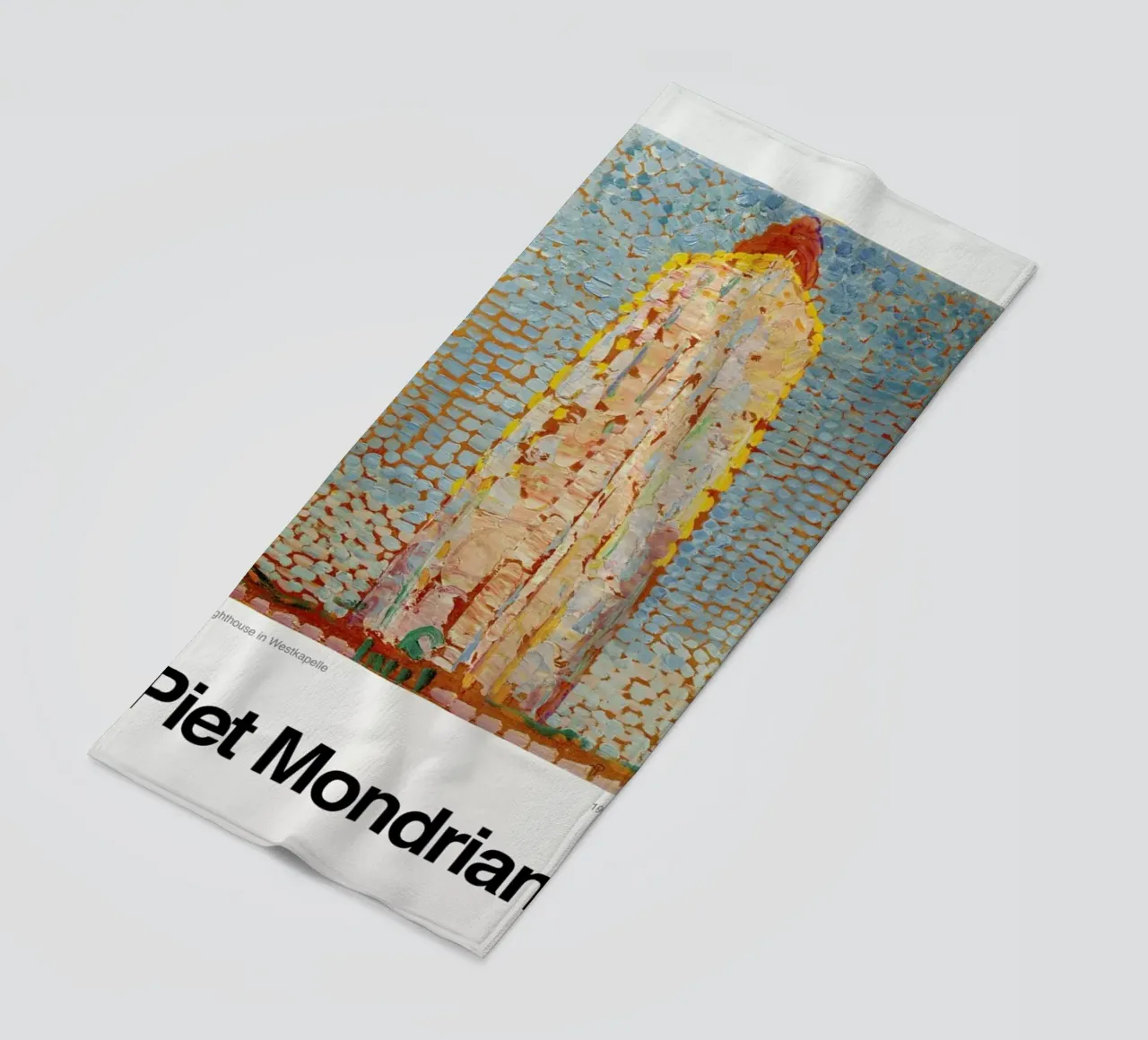 Mondrian - Lighthouse in Westkapelle telo mare da ARTOTHEK