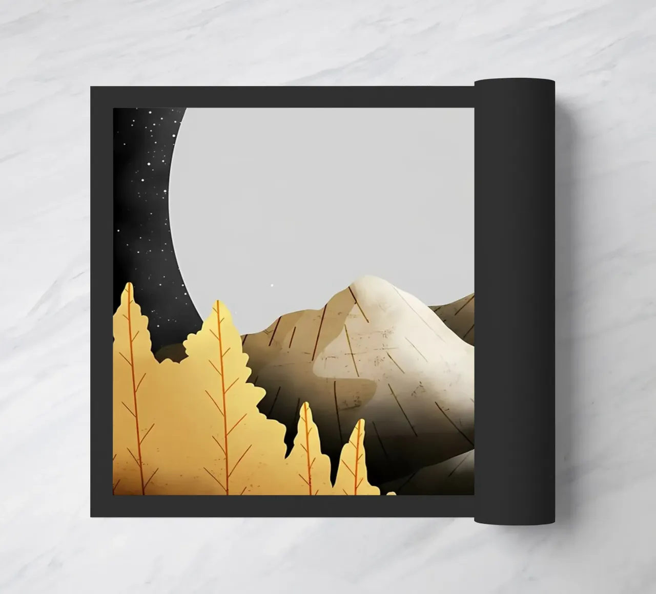 Mountain View doormat by Albert S Jacob