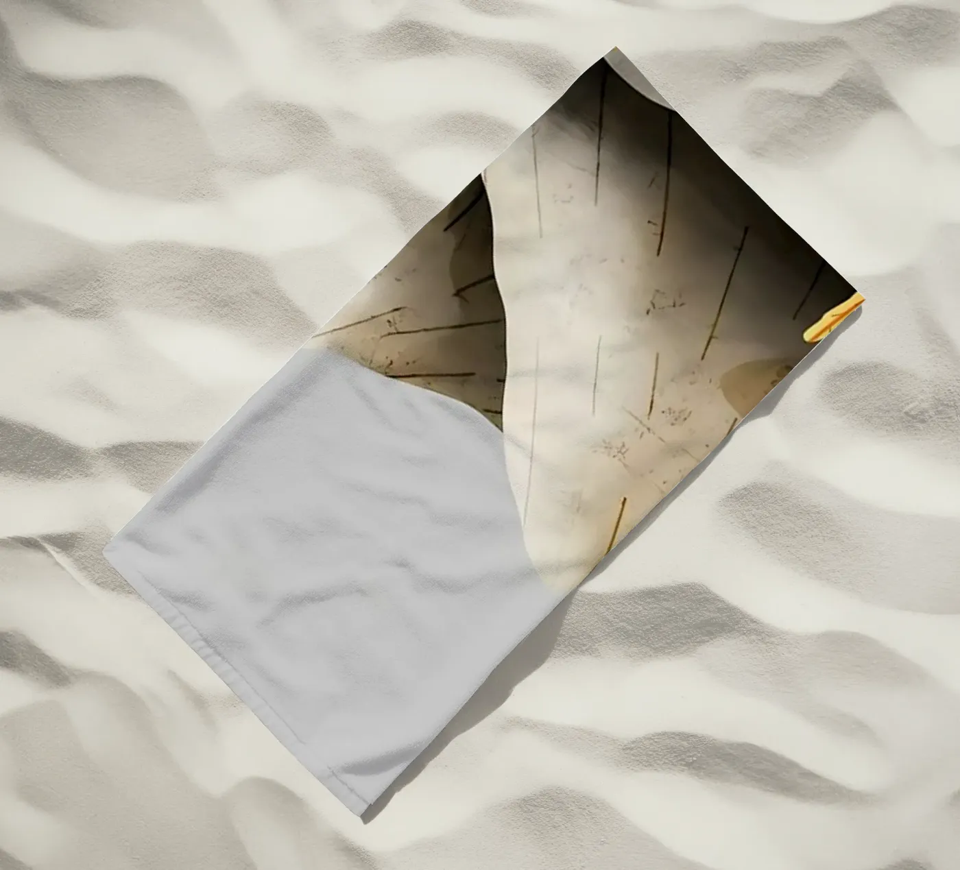 Bergzicht strandhanddoek van Albert S Jacob