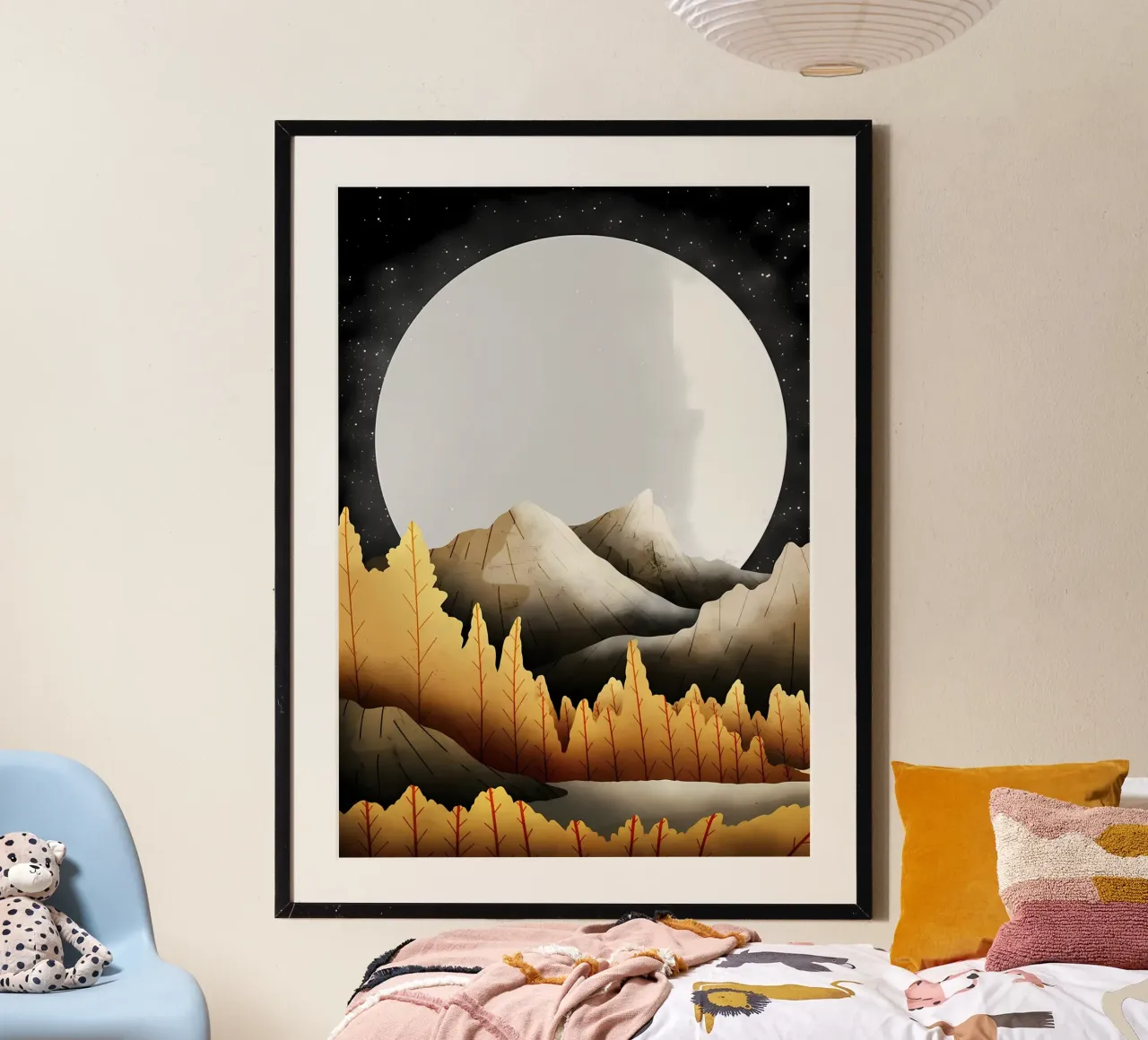 Mountain View poster da Albert S Jacob