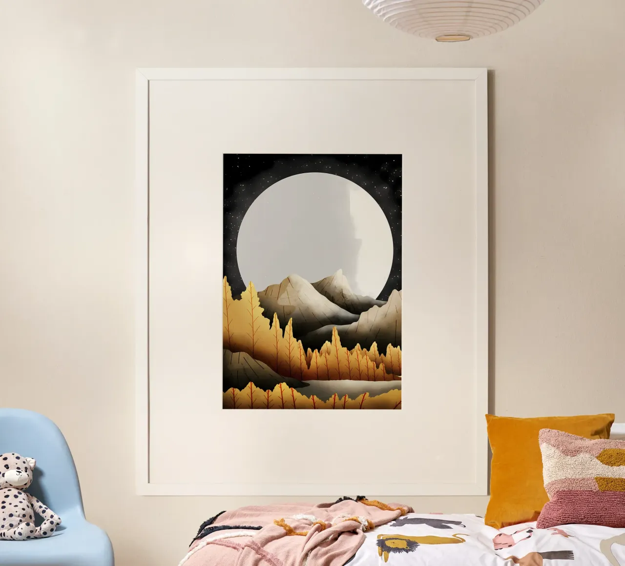 Mountain View poster da Albert S Jacob