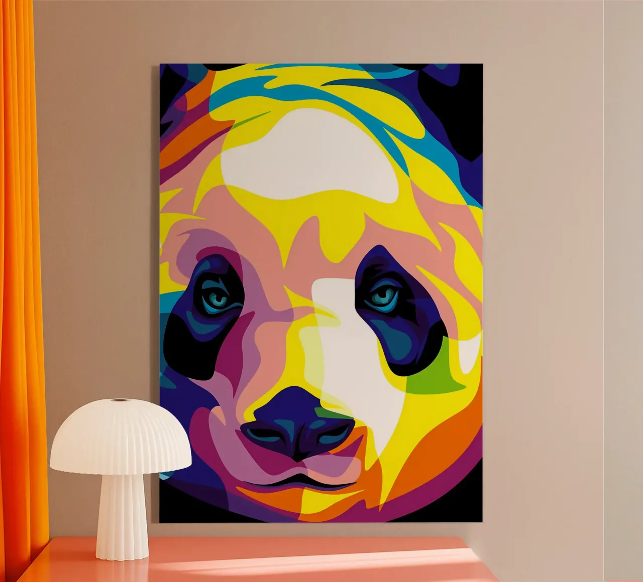 Panda pop plexiglass da James M Coyle