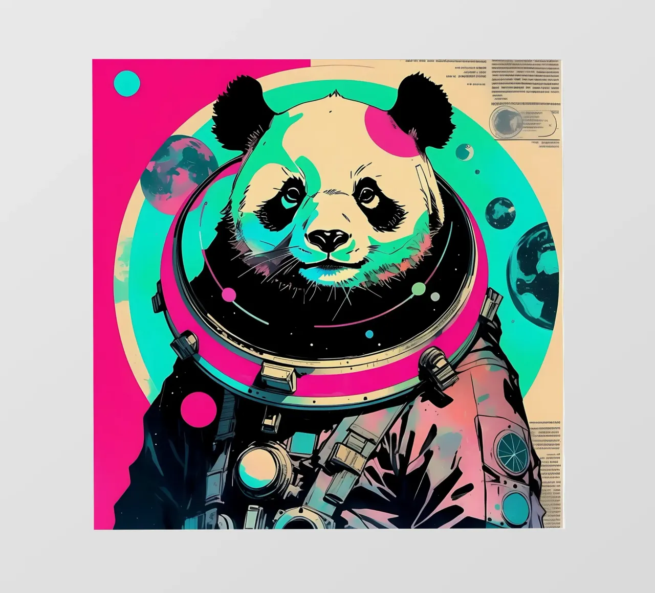 Panda_Style_D_1 pellicola backlit da Tierisch bunt by LK