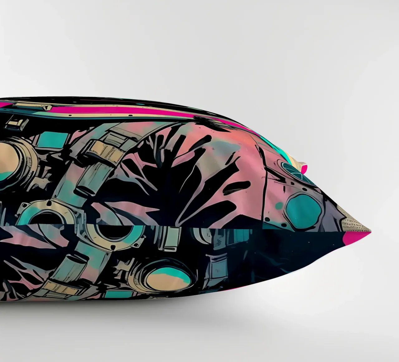 Panda_Style_D_1 cuscino da Tierisch bunt by LK