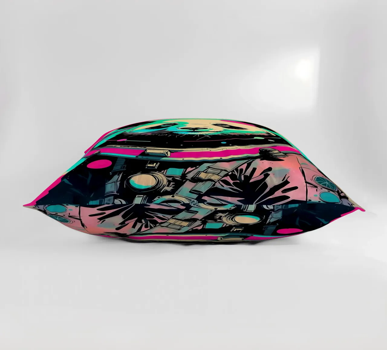 Panda_Style_D_1 cuscino da Tierisch bunt by LK