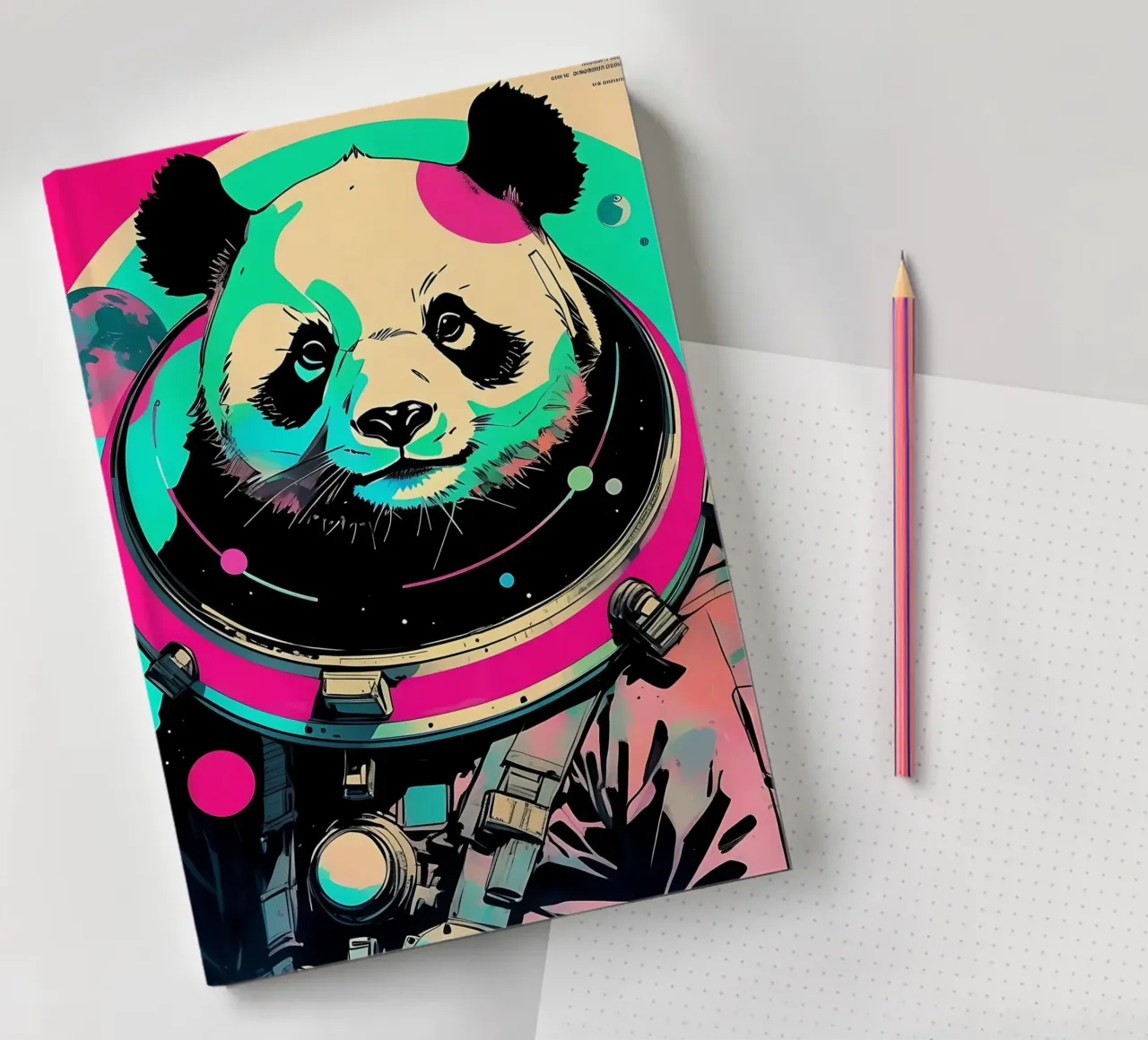 Panda_Style_D_1 notebook by Tierisch bunt by LK