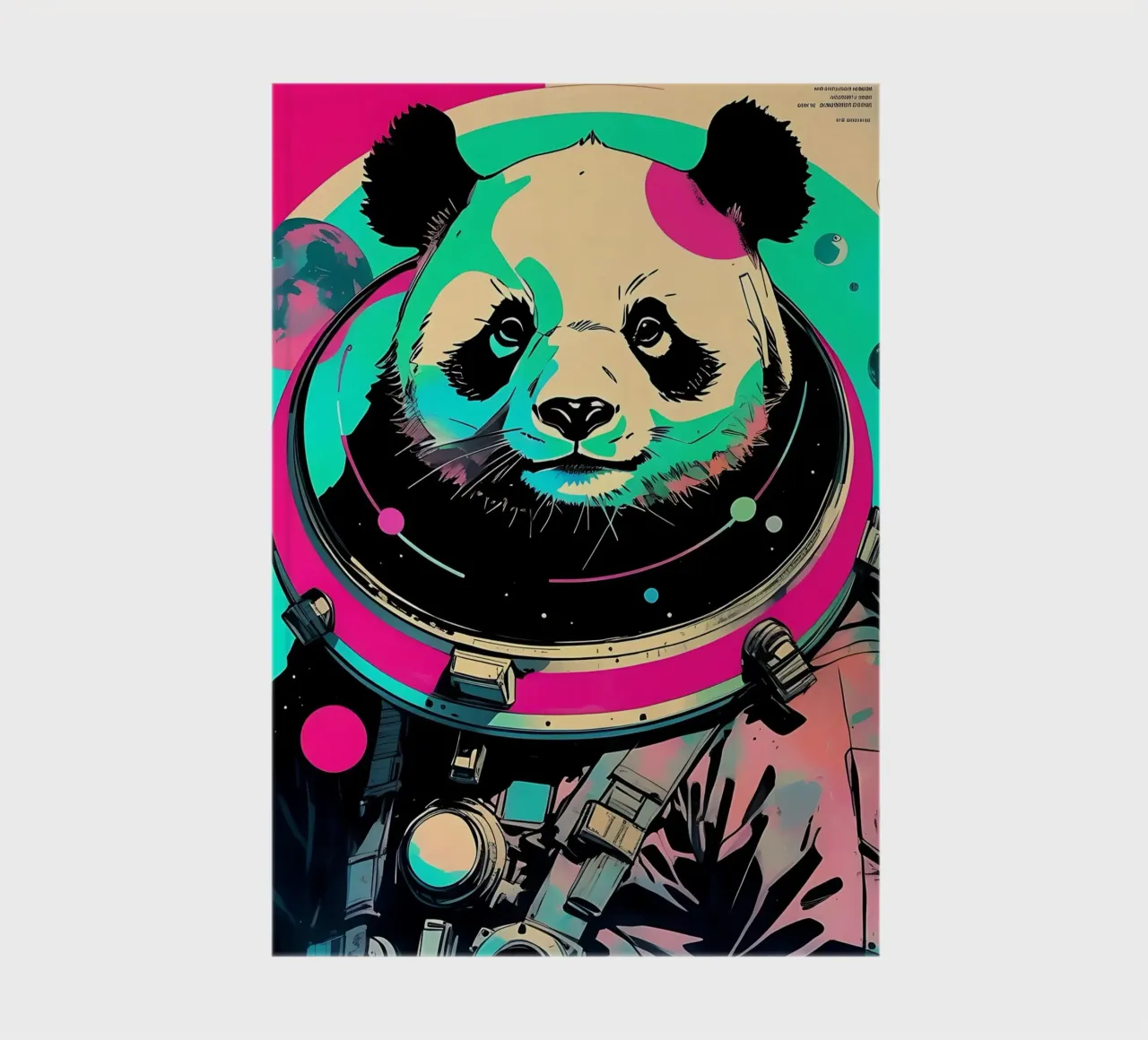 Panda_Style_D_1 notebook by Tierisch bunt by LK