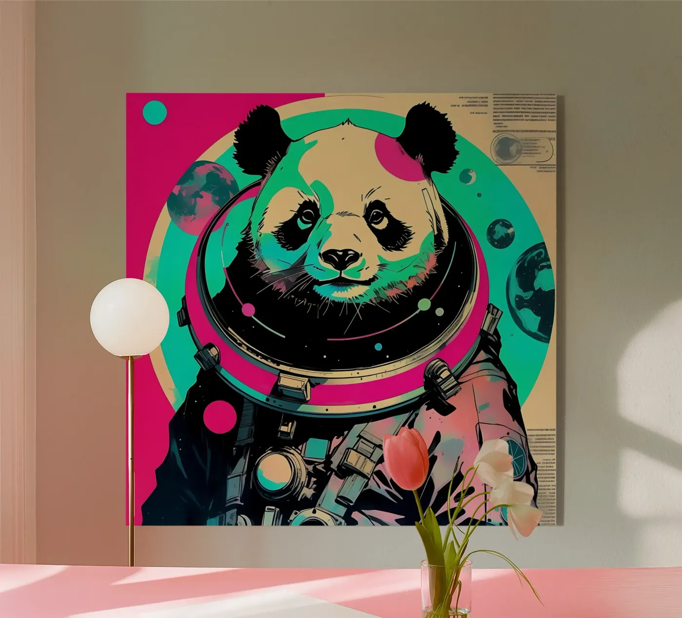 Panda_Style_D_1 plexiglass da Tierisch bunt by LK