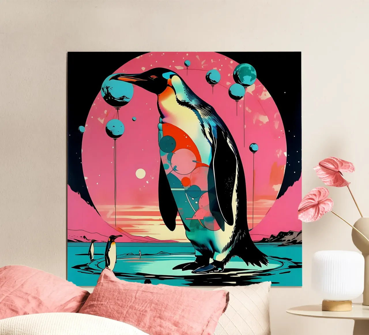 Pinguino_Stil_D_1 poster da Tierisch bunt by LK