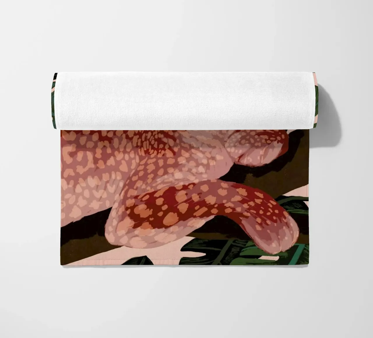 Golden Panter beach towel by Goed Blauw