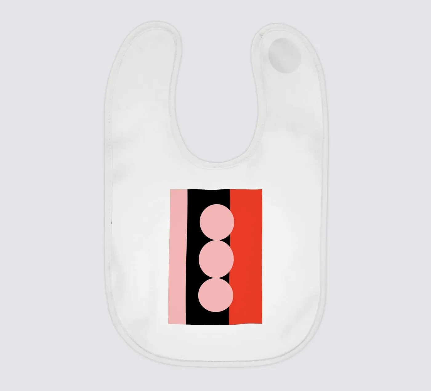 Area baby bib by Rose Beck Art