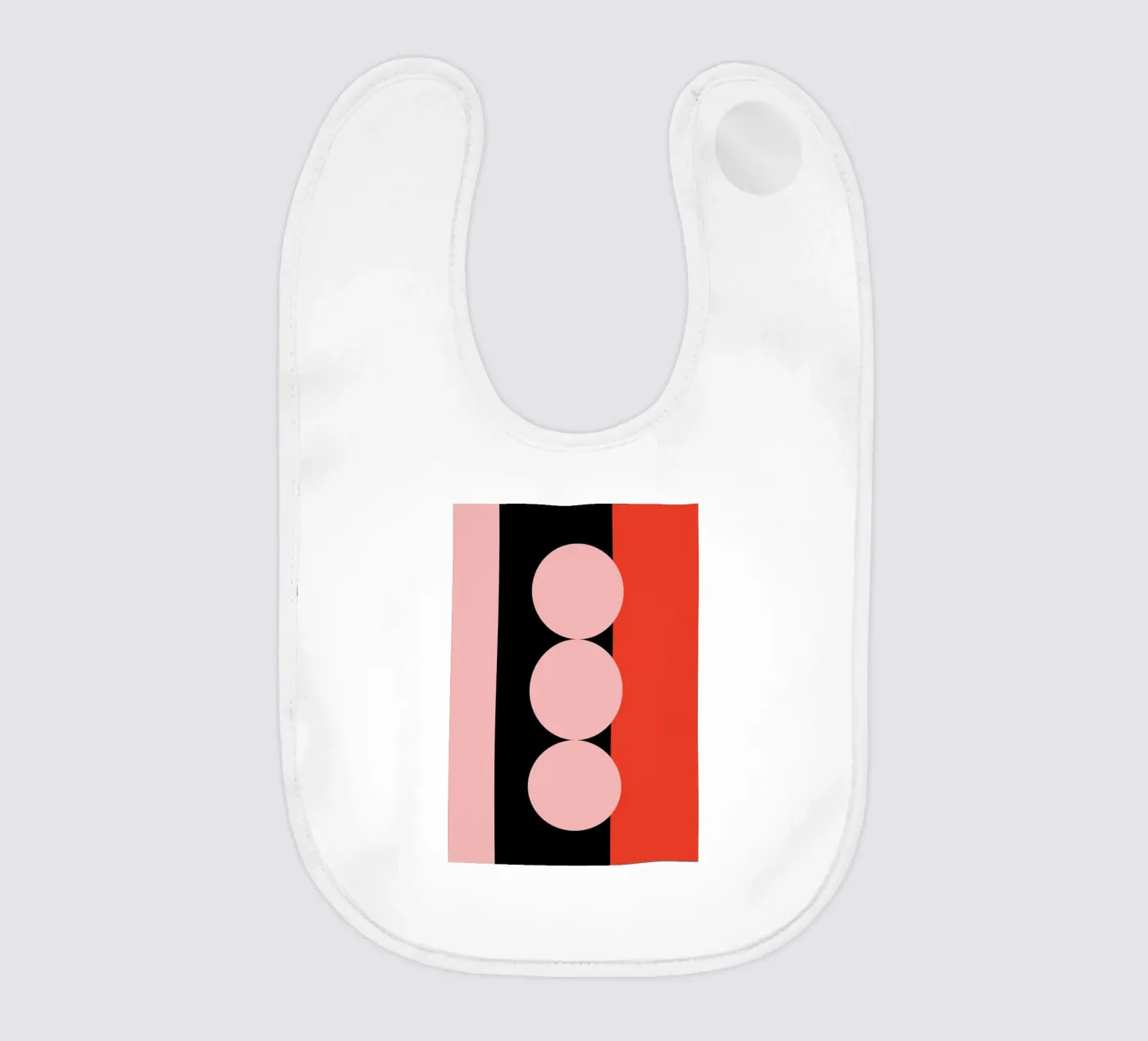 Area baby bib by Rose Beck Art