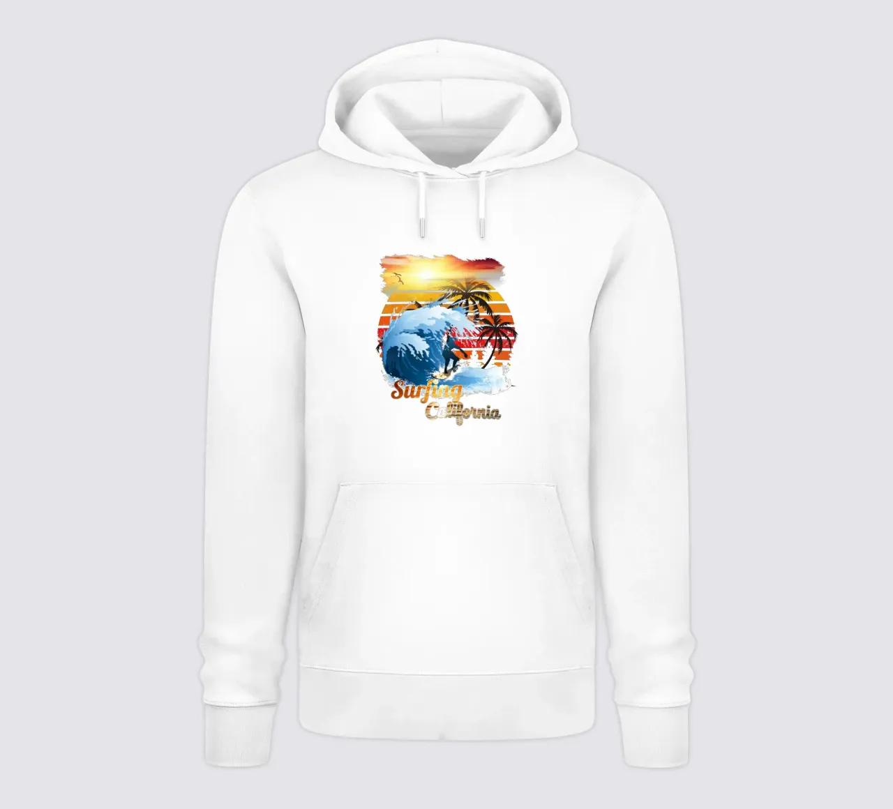 Surf Life Oval y - Summer Sun Vibes 3 felpa con cappuccio da surfer28