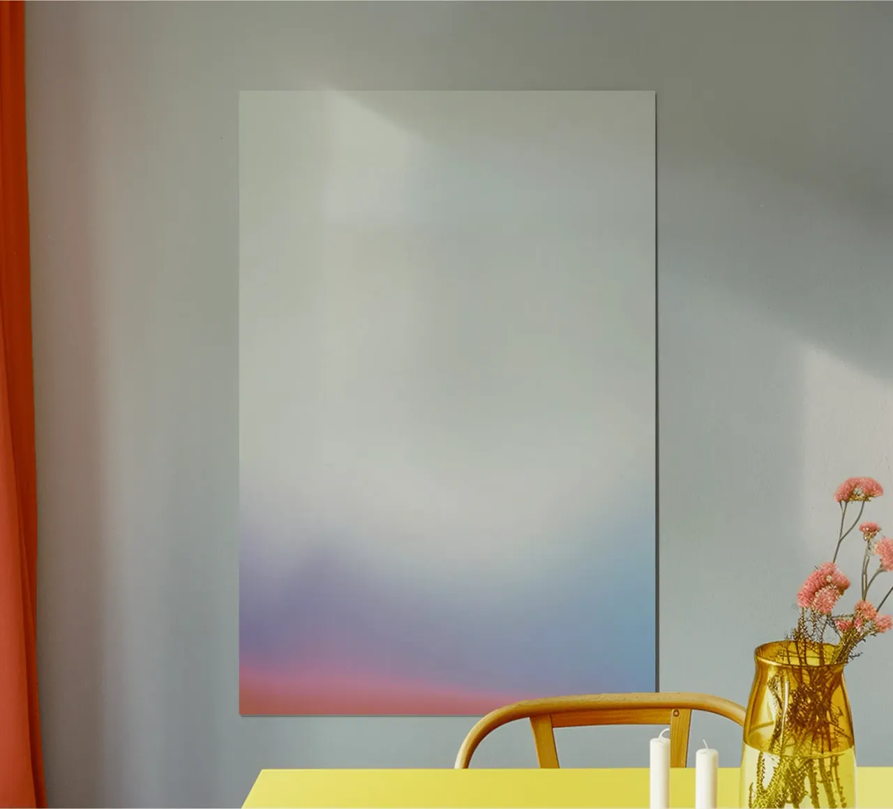 Sunrise 2 poster con telaio in legno da Sarah Bühler