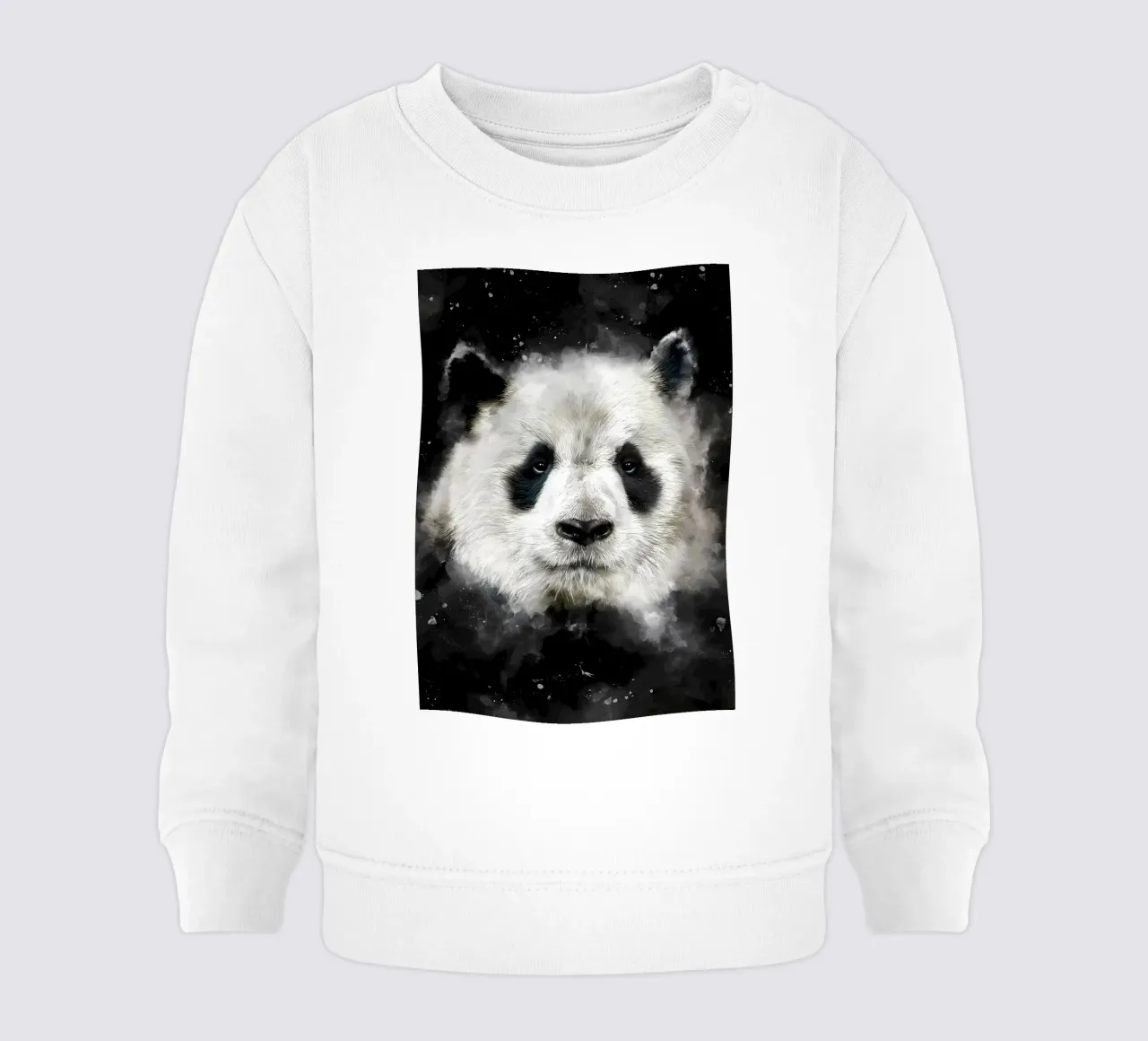 Testa di panda felpa neonato da James M Coyle