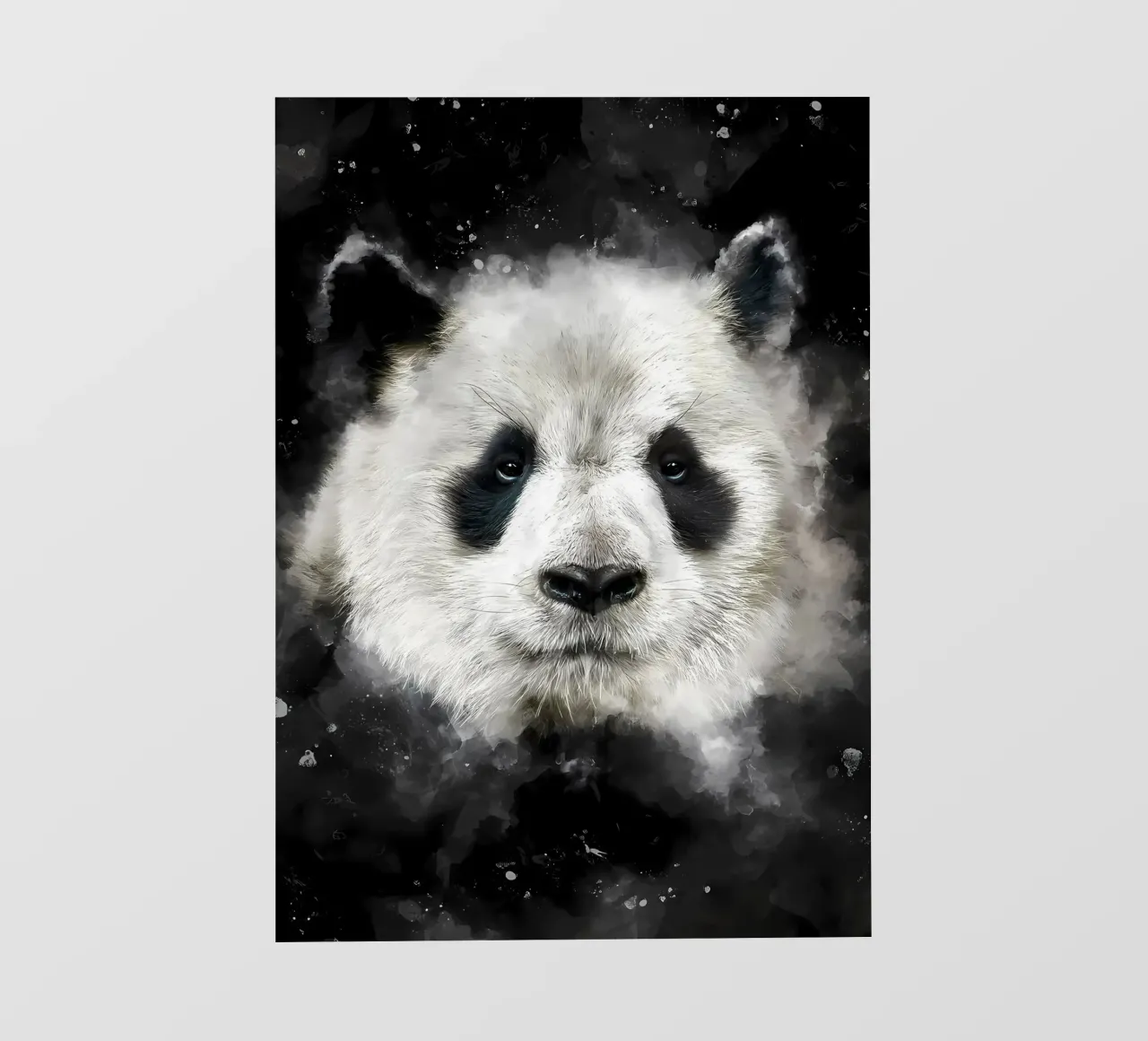 Testa di panda telo in pvc da James M Coyle