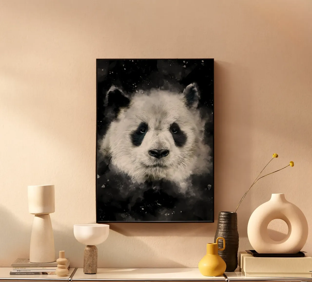Testa di panda plexiglass da James M Coyle