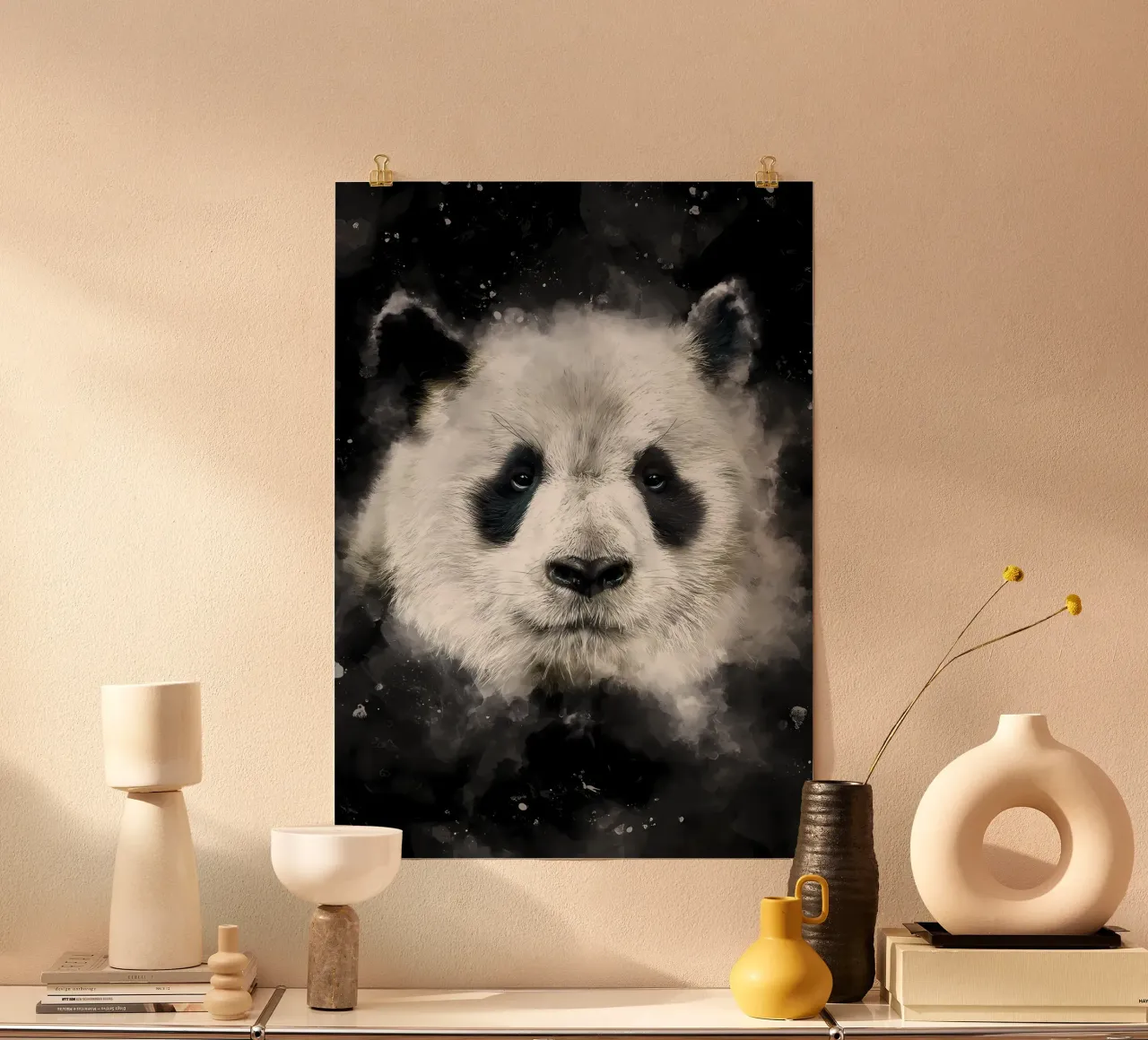 Testa di panda poster da James M Coyle